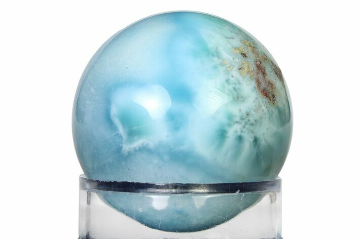 Polished Larimar Sphere - Dominican Republic #315100